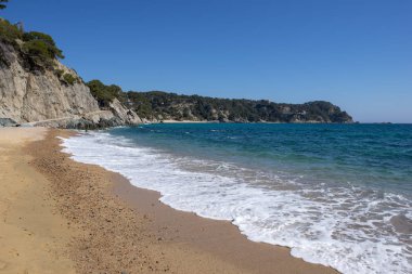 Yuvarlak yolu ile dere llorell, Tossa de mar