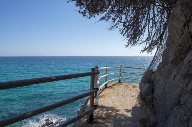 Yuvarlak yolu ile dere llorell, Tossa de mar