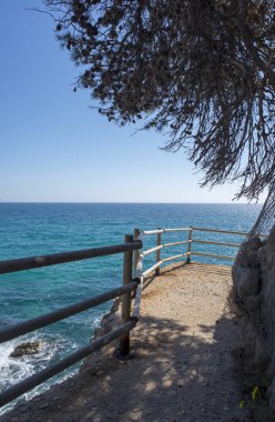 Yuvarlak yolu ile dere llorell, Tossa de mar