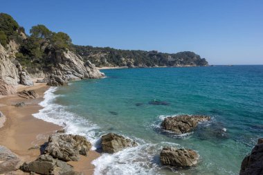 Yuvarlak yolu ile dere llorell, Tossa de mar