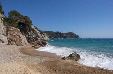 Yuvarlak yolu ile dere llorell, Tossa de mar