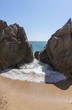 Yuvarlak yolu ile dere llorell, Tossa de mar