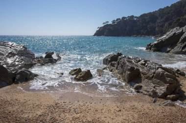 Yuvarlak yolu ile dere llorell, Tossa de mar
