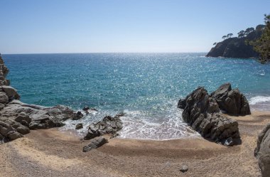 Yuvarlak yolu ile dere llorell, Tossa de mar