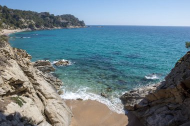 Yuvarlak yolu ile dere llorell, Tossa de mar