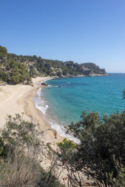 Yuvarlak yolu ile dere llorell, Tossa de mar