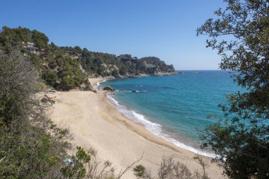 Yuvarlak yolu ile dere llorell, Tossa de mar
