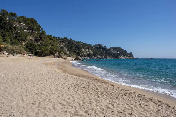 El arroyo llorell por el camino de ronda, Tossa de mar —  Fotos de Stock