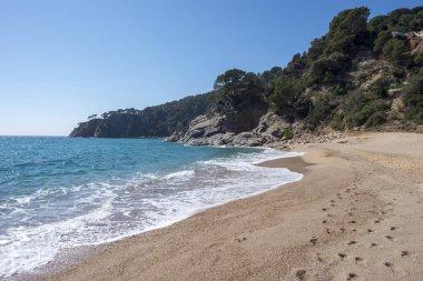 Yuvarlak yolu ile dere llorell, Tossa de mar
