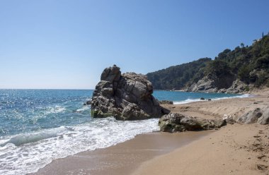 Yuvarlak yolu ile dere llorell, Tossa de mar