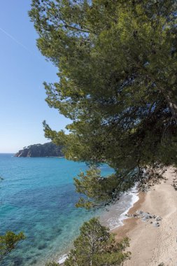 Yuvarlak yolu ile dere llorell, Tossa de mar