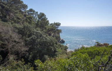 Yuvarlak yolu ile dere llorell, Tossa de mar