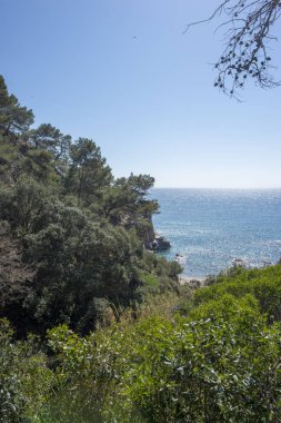 Yuvarlak yolu ile dere llorell, Tossa de mar