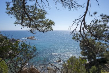 Yuvarlak yolu ile dere llorell, Tossa de mar