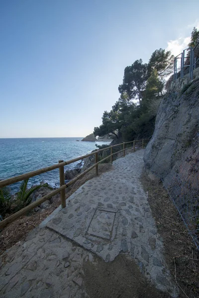 Cala de Sant Francesc in Blanes, Costa Brava — Stock fotografie