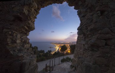 Kaleden Costa Brava üzerinde Blanes