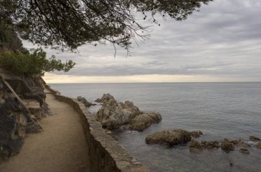 Lloret de Mar, Costa Brava üzerinden yuvarlak yollar