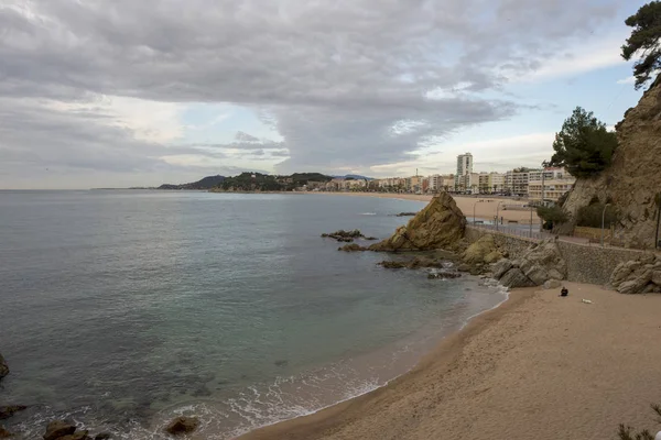 Carreteras redondas por Lloret de Mar, Costa brava — Foto de Stock