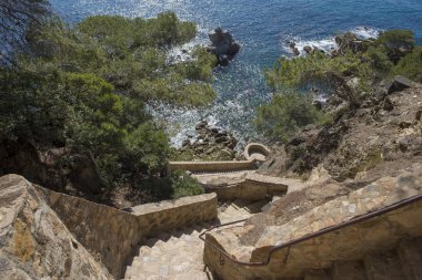 Lloret de Mar, Costa Brava üzerinden yuvarlak yollar
