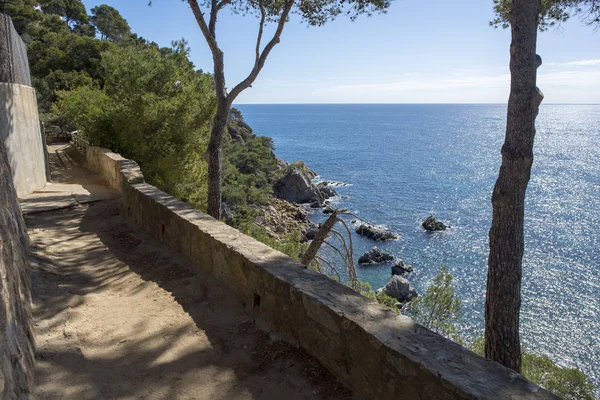 Carreteras redondas por Lloret de Mar, Costa brava —  Fotos de Stock