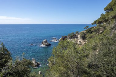 Lloret de Mar, Costa Brava üzerinden yuvarlak yollar