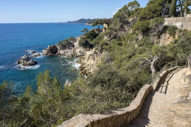Lloret de Mar, Costa Brava üzerinden yuvarlak yollar