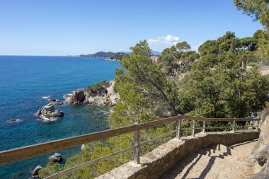 Lloret de Mar, Costa Brava üzerinden yuvarlak yollar