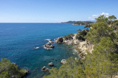 Lloret de Mar, Costa Brava üzerinden yuvarlak yollar