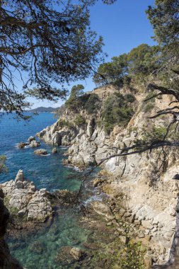 Lloret de Mar, Costa Brava üzerinden yuvarlak yollar