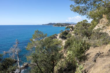 Lloret de Mar, Costa Brava üzerinden yuvarlak yollar
