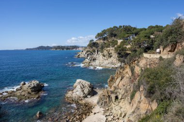 Lloret de Mar, Costa Brava üzerinden yuvarlak yollar