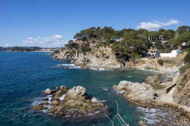 Lloret de Mar, Costa Brava üzerinden yuvarlak yollar