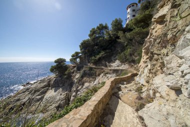Lloret de Mar, Costa Brava üzerinden yuvarlak yollar