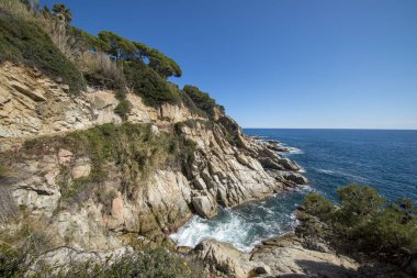 Lloret de Mar, Costa Brava üzerinden yuvarlak yollar