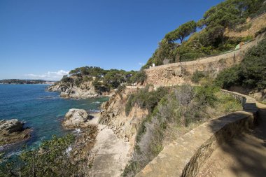 Lloret de Mar, Costa Brava üzerinden yuvarlak yollar