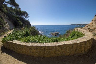 Lloret de Mar, Costa Brava üzerinden yuvarlak yollar