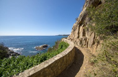 Lloret de Mar, Costa Brava üzerinden yuvarlak yollar