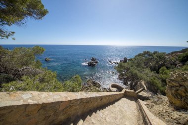 Lloret de Mar, Costa Brava üzerinden yuvarlak yollar