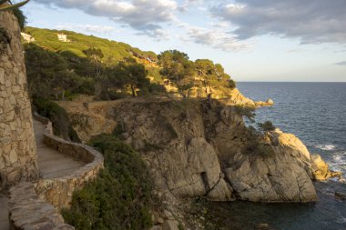 Ronda de Lloret de Mar yolunda gün batımı