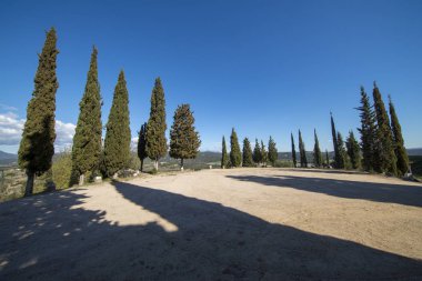 Girona'daki orta çağ köyü Hostalric