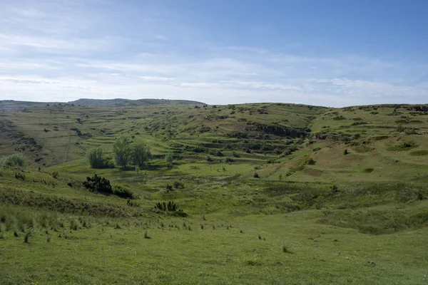 Valdelinares dağlar yaz güneşli bir gün — Stok fotoğraf