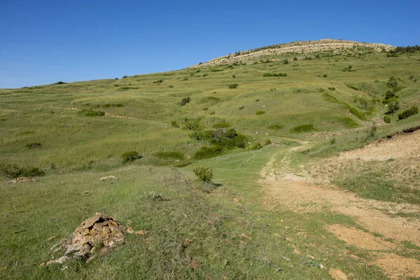 Valdelinares mountains in summer a sunny day — Stock Photo, Image