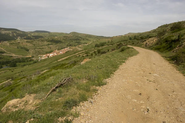 Valdelinares montagne in estate una giornata di sole — Foto Stock