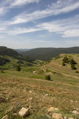 Valdelinares Dağları yaz günü