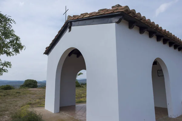 Ermita de San Cristóbal en Valvona Teruel — Foto de Stock