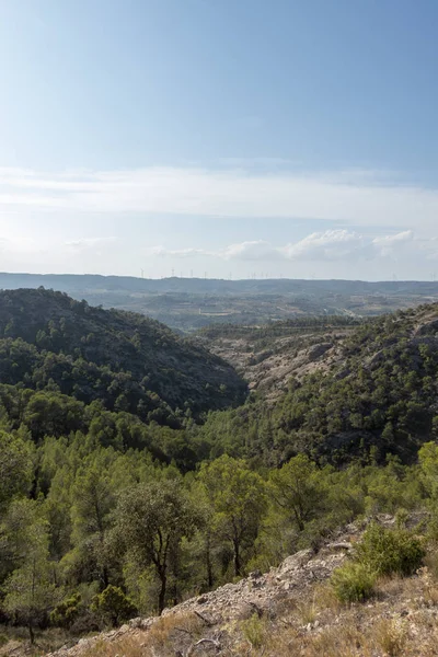 Montañas en el prat de conde de Tarragona — Foto de Stock
