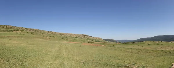 Panoramica dei monti Valdelinares in estate — Foto Stock