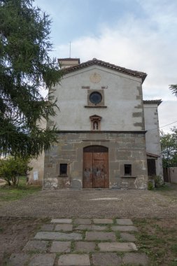 Girona ilinde bir Olot yanardağı Tırmanma