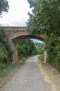 Girona'nın iç mekinde Vía Verde del Ferro ve Carbo