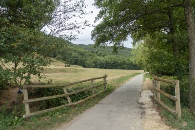 Girona'nın iç mekinde Vía Verde del Ferro ve Carbo